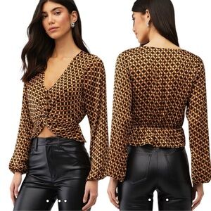MINKPINK VALENTINA TWIST BLOUSE